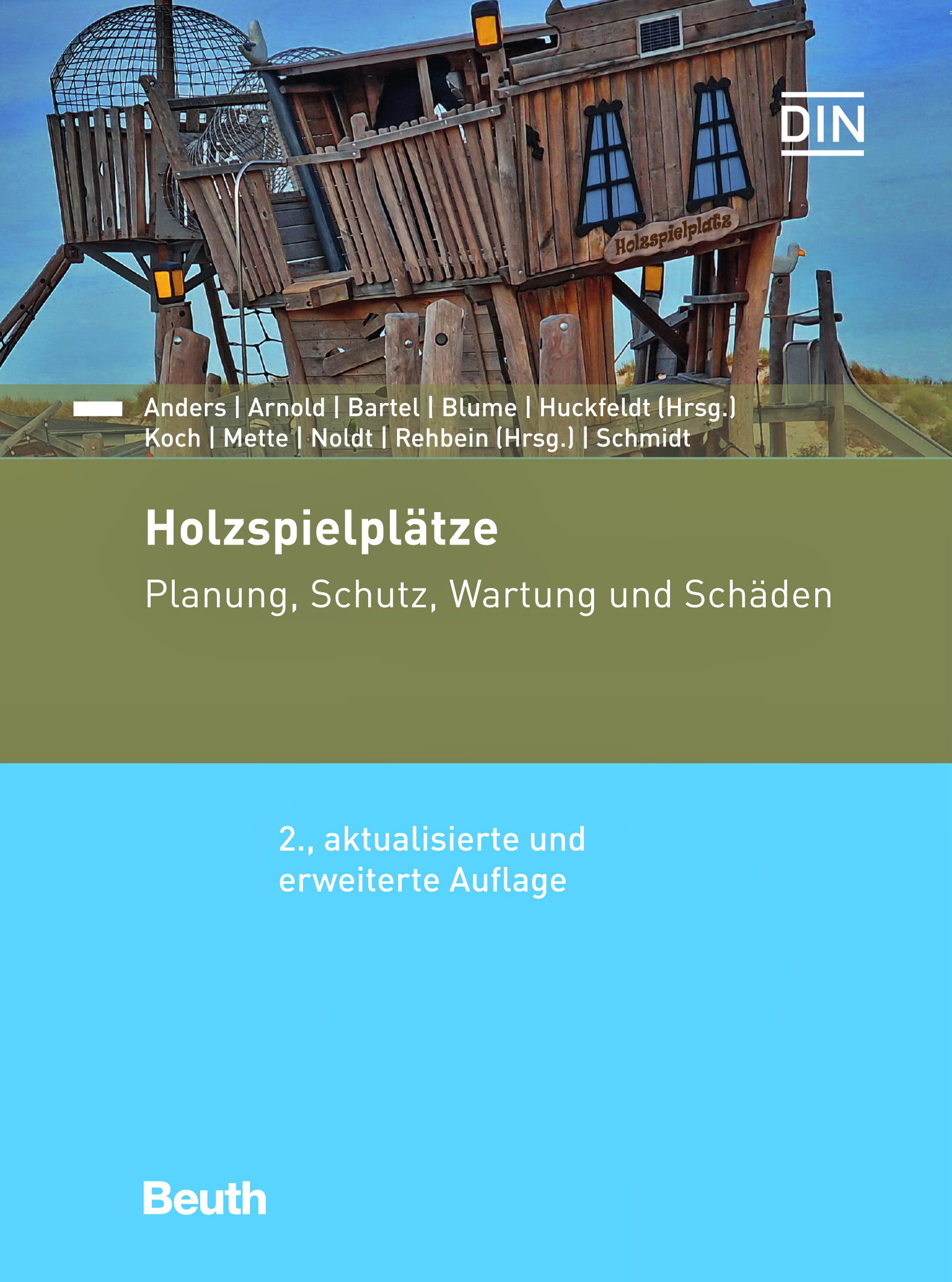 Buchbeschreibung - Holzspielplätze, 2. Auflage
